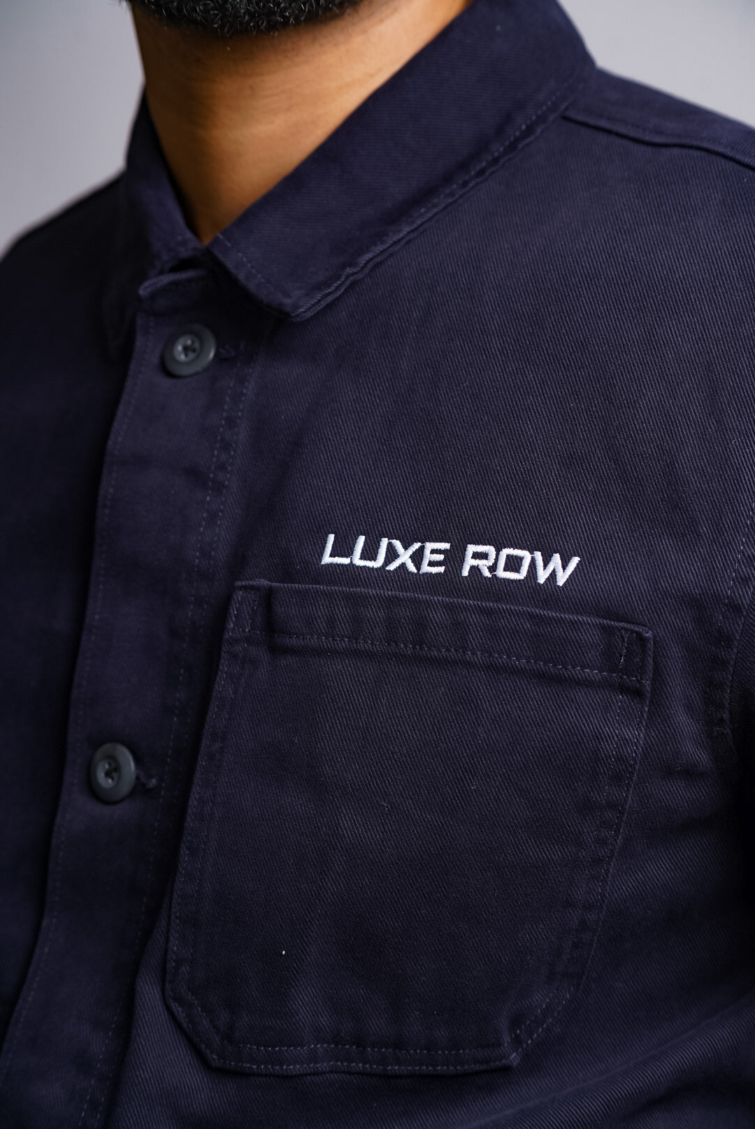 LUXE ROW Men Long Sleeve Button Up