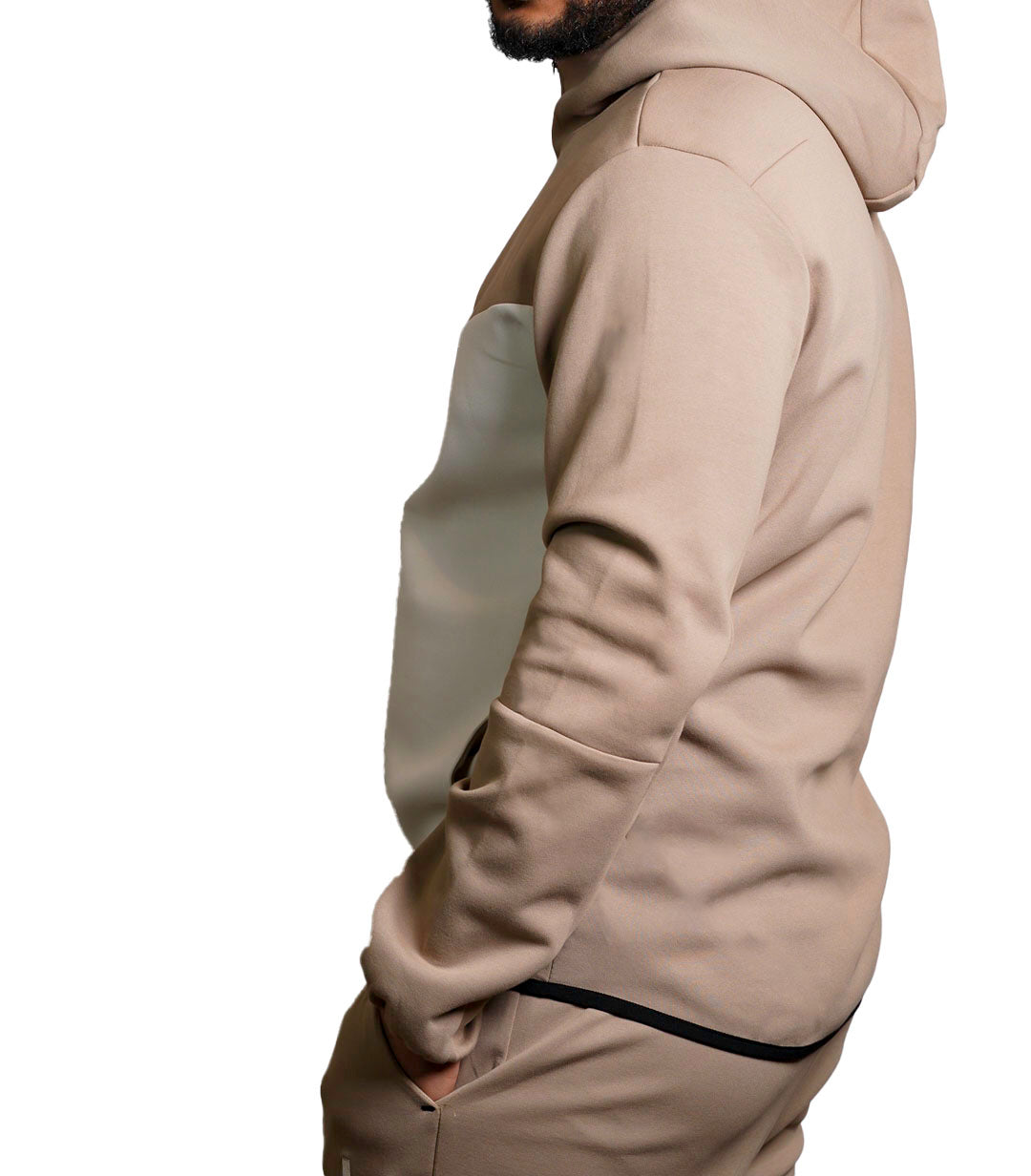Luxe Row Brown/Beige SweatSuit