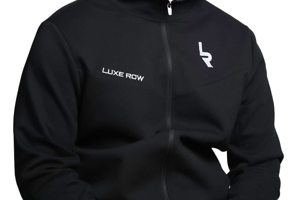 Luxe Row Black Men’s Hoodie